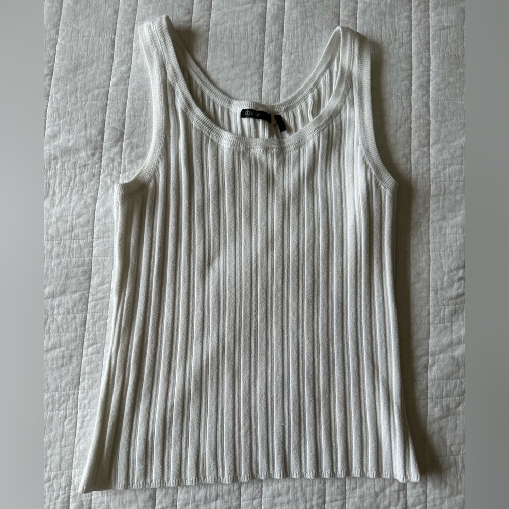 Ribbed knit tank top